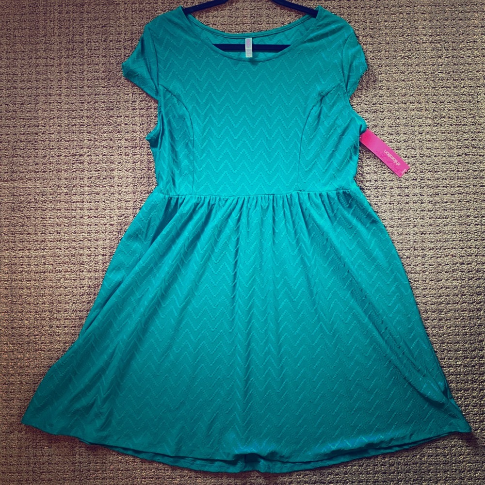 Turquoise Xhilaration from Target Chevron Dress